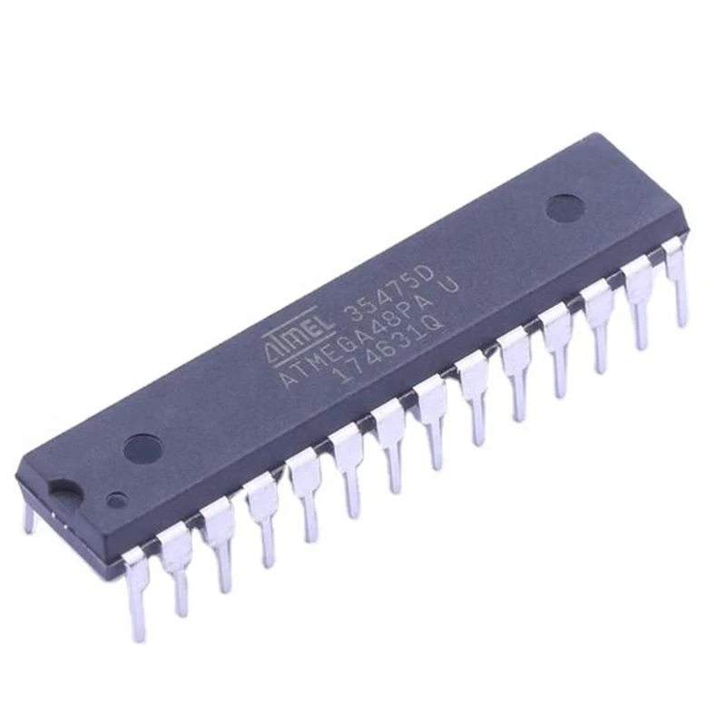 15/PCS LOT Original stock ATMEGA48PA-PU embedded microcontroller DIP-28 packaged MCU chip