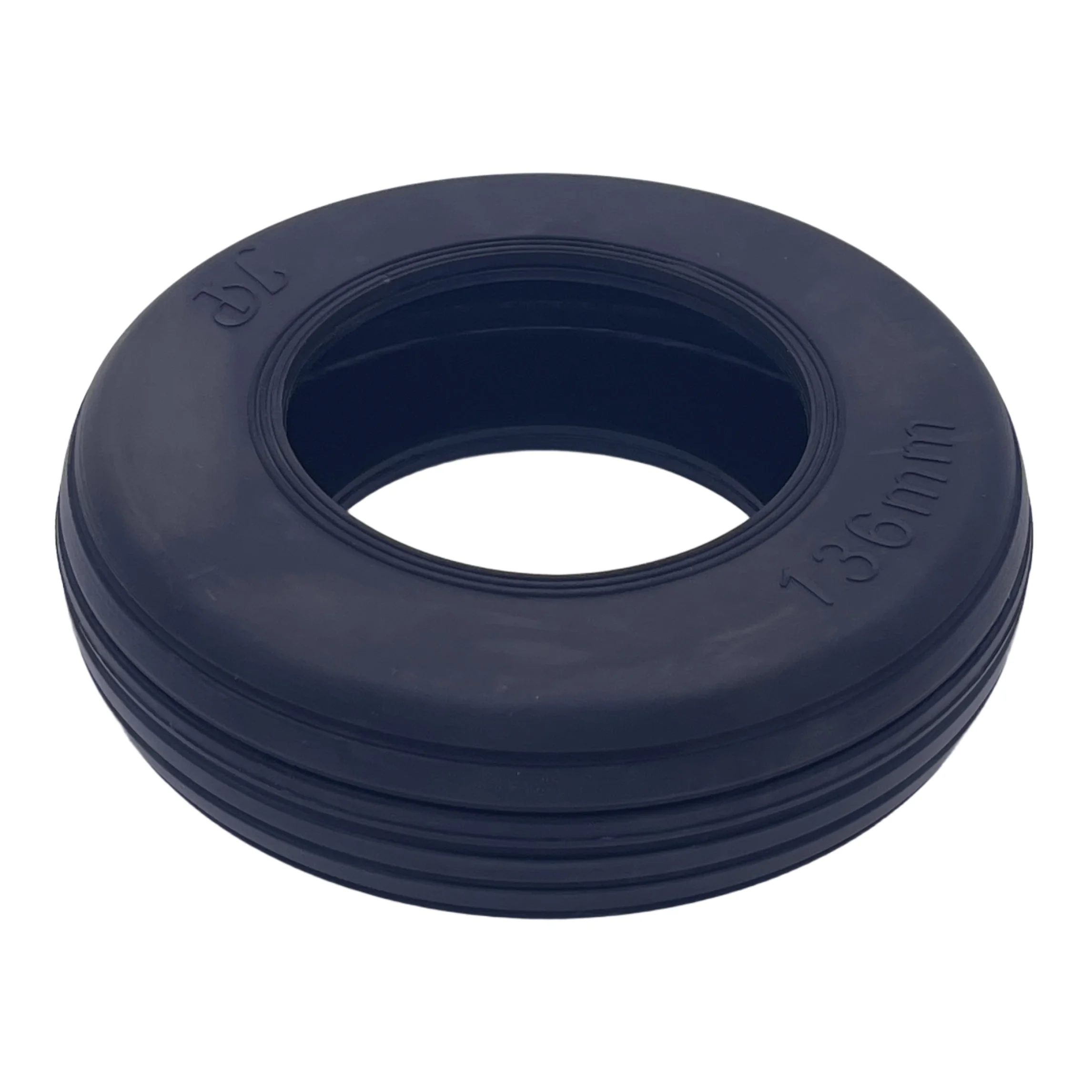 Roues de frein modèle RC 136mm pour avion, pneus en caoutchouc durables avec moyeux en aluminium, accessoires de train d'atterrissage pour échelle 1/5 1/6