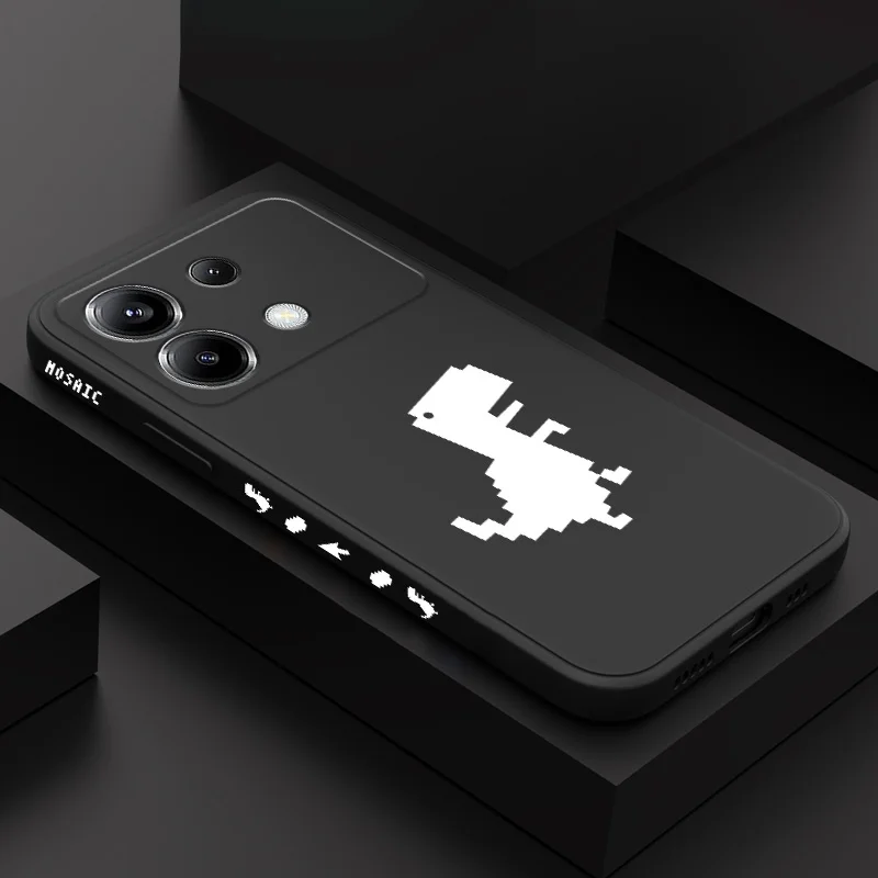 

Dumb Pixel Dragon Phone Case For Xiaomi Poco F7 X7 X6 F6 M6 M5 M5S F5 X5 F4 X4 M4 F3 M3 X3 Pro 4G 5G GT Silicone Cover