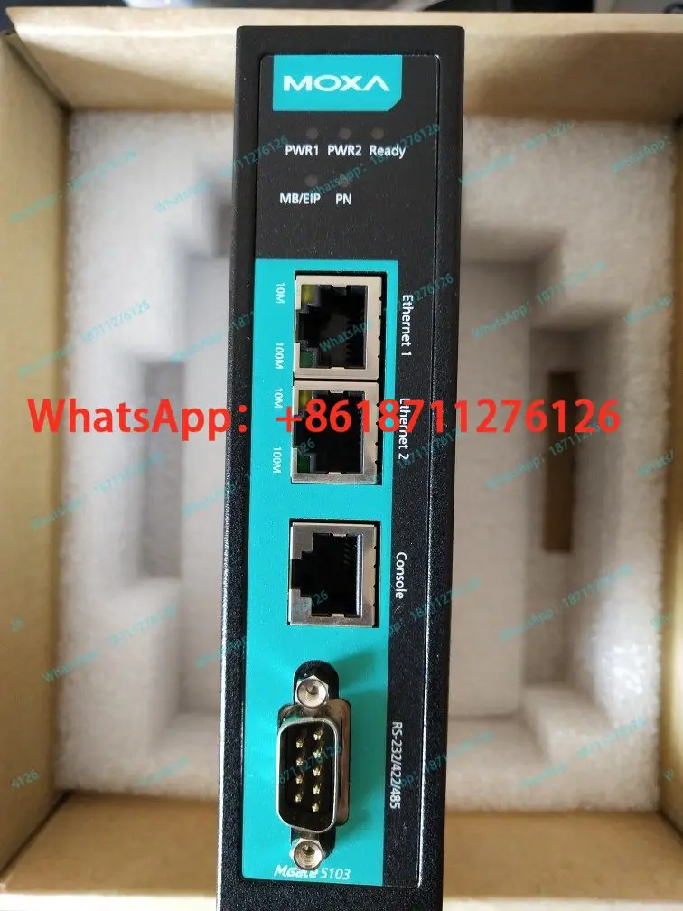 New, Spot MOXA MGATE5103 1 Port Modbus to PROFINET Gateway, Original