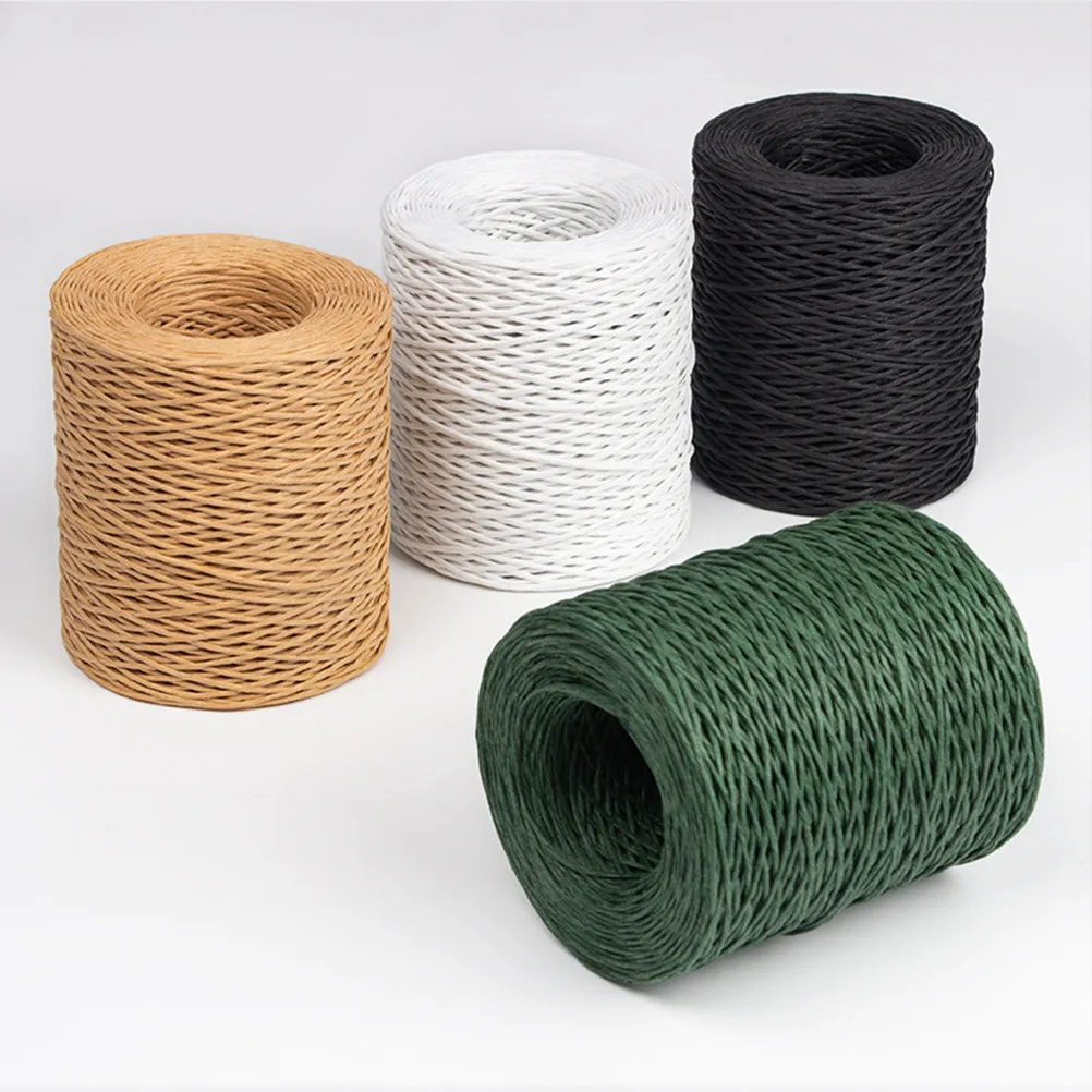 1 Roll 210M White Floral Binding Wire for Flower Bouquets Rustic Craft Wrapping Rope Waterproof Easy-Cut Strong Flexible Stem
