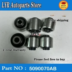 6PCS High Quality For 2014-2023 Jeep Cherokee Suspension Knuckle Bush Kit 5090072AD 5090095AC 5090070AB