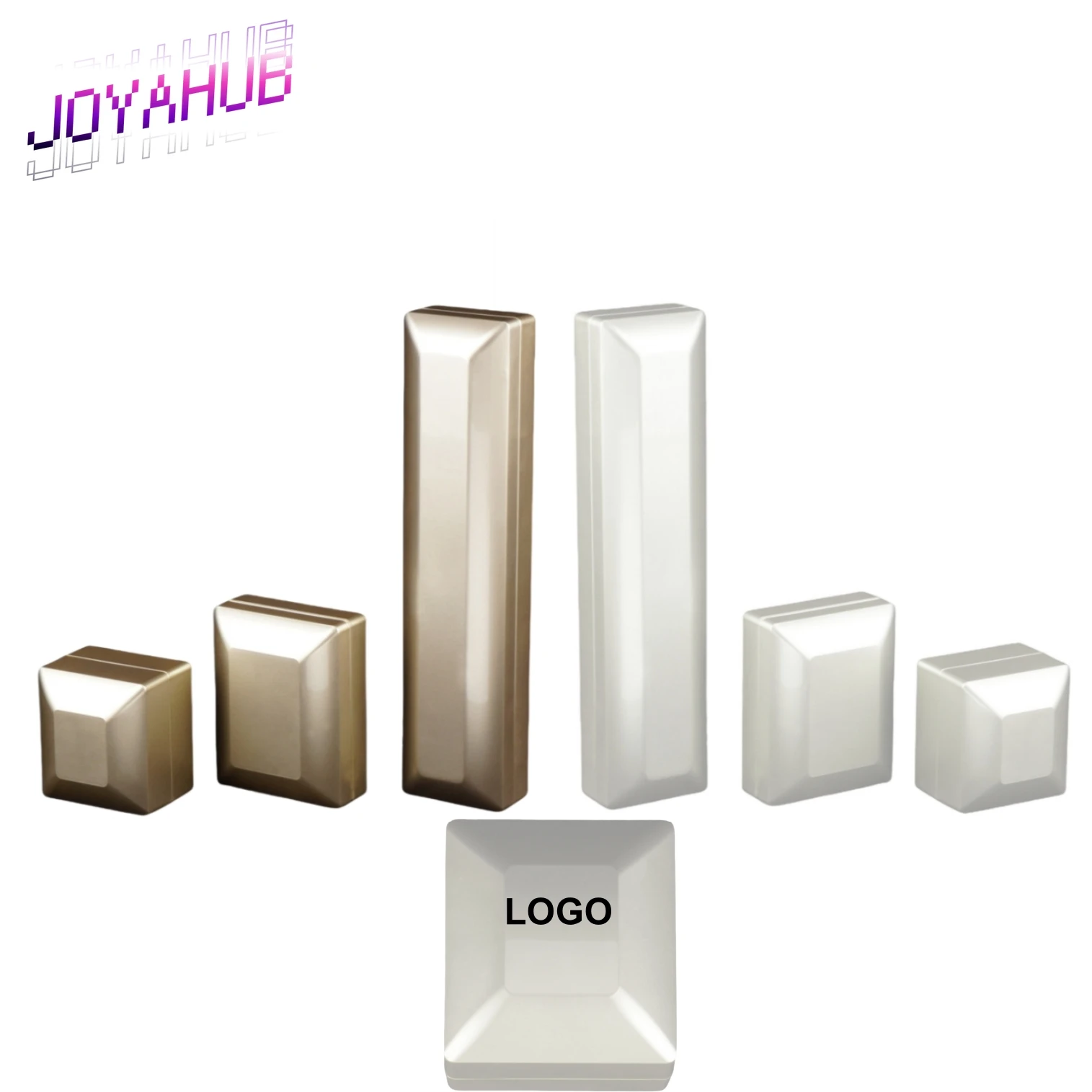 

Luxury LED Jewelry Box Bracelet/Necklace Case Free Custom Logo Lighted Ring Gift Packaging with Hidden Light,Multi-Use Organizer