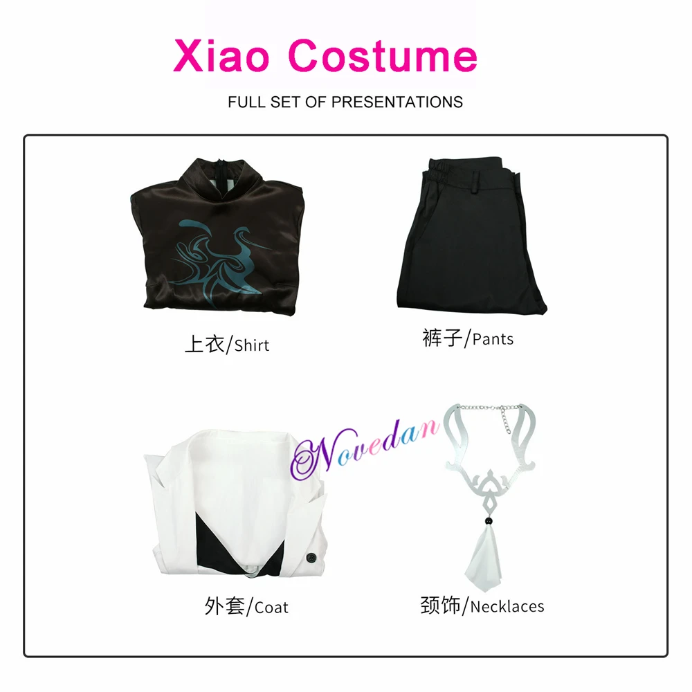 Tartaglia Xiao Cosplay Costume pour hommes et femmes, perruque, chaussures, vêtements d'anime, jeu, déconnexion, orchestre, interdit, 2023