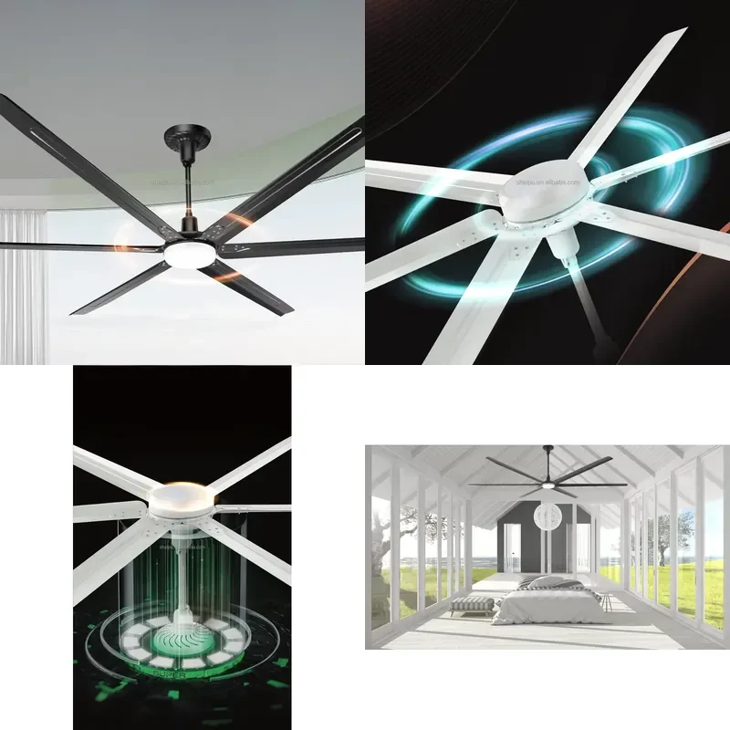 for  Epcogie Smart   Fan Light 6 Blades Reverse Rotation Remote Voice Control Low   Home Garage