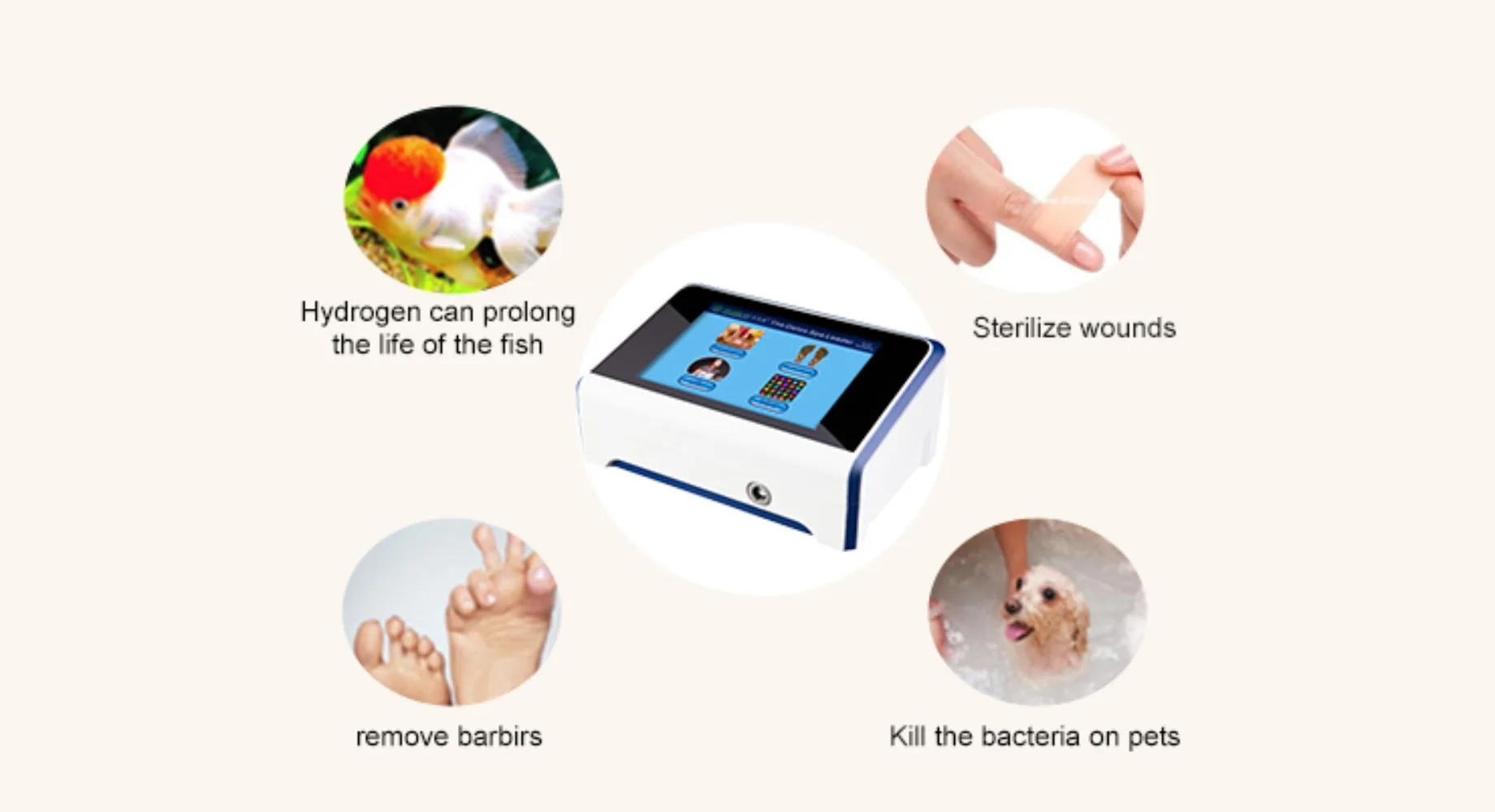 Hydrogen water generator detox foot bath spa beauty equipment