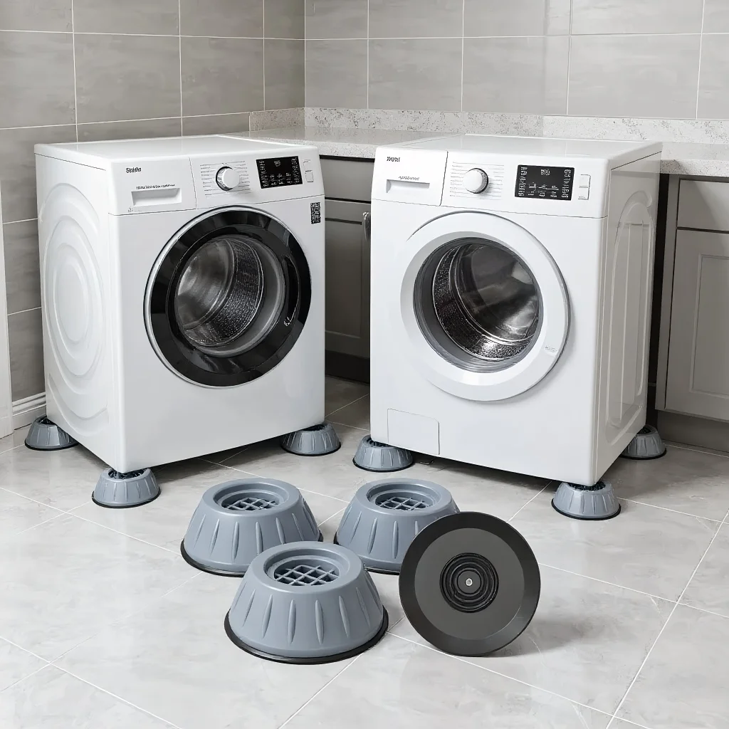 ​​4pcs Anti Vibration Rubber Feet Pads - Universal Slipstop Dampers for Washing Machine Refrigerator Furniture​​