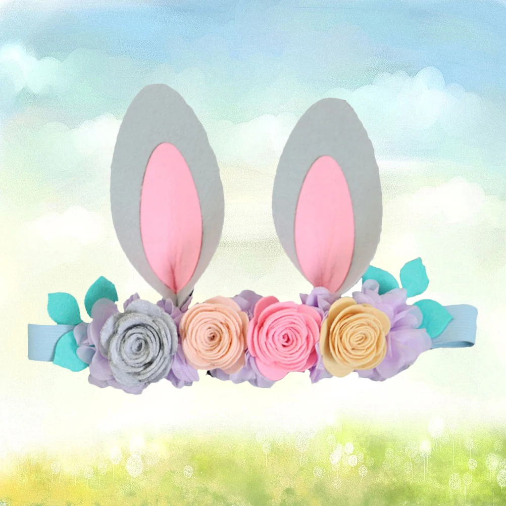 

Hair Band Props Kids Hoop Bands Baby Headbands Flower Easter Rabbit Ear Hair Accessories for Children Party Photo