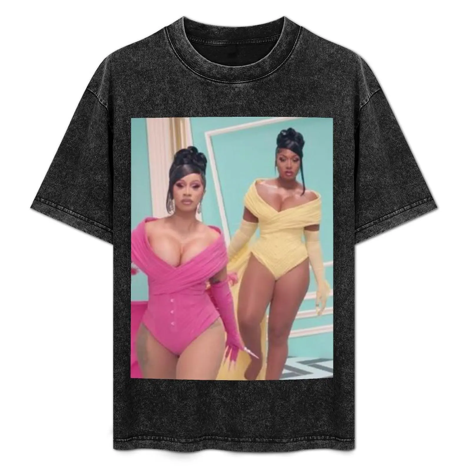 

Funny Cardi B classic art T-Shirt Trendy Casual Short Sleeve Shirt
