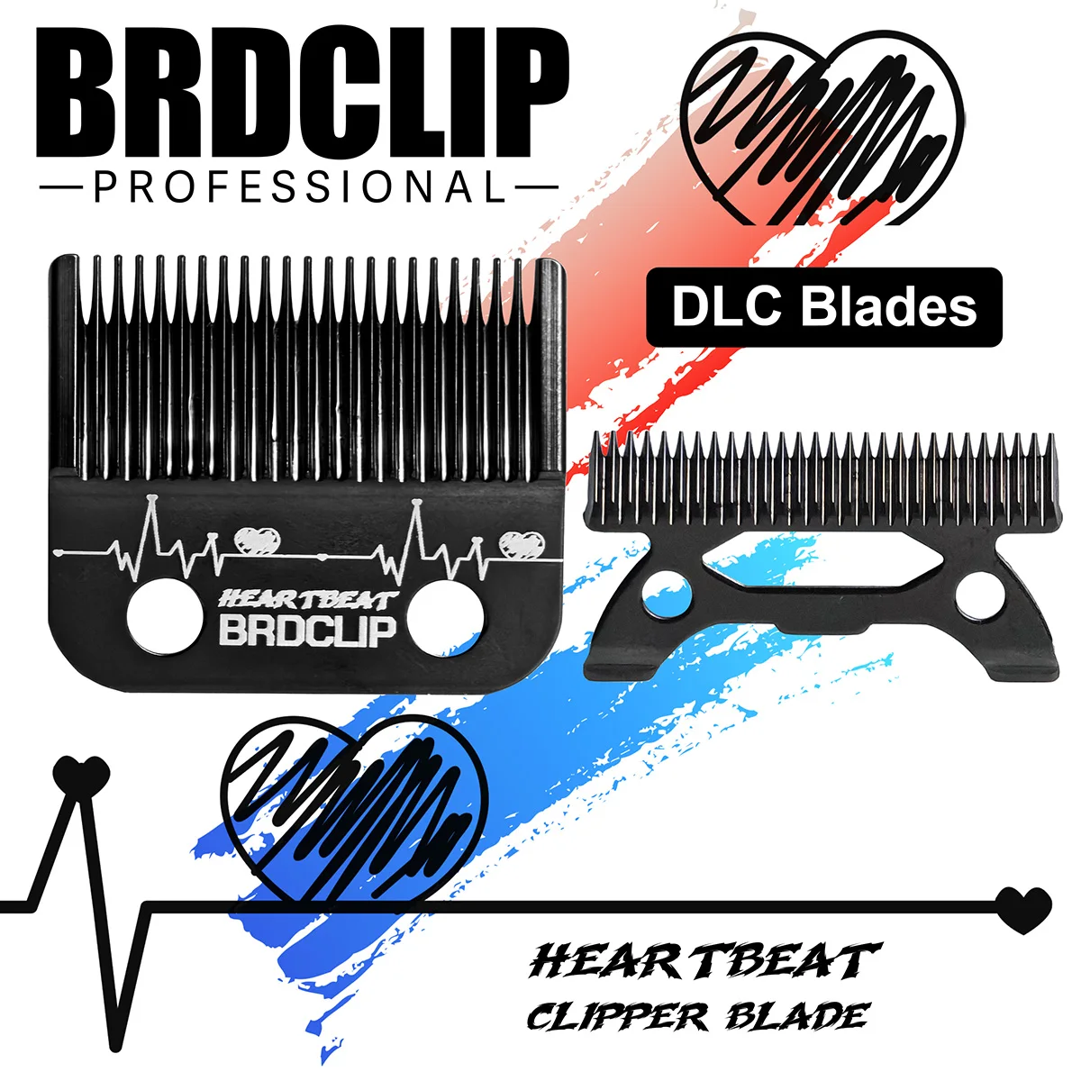 Original replaceable heartbeat blade BRDCLIP for BRD 106 FA1C M3C WMARK X1、2020C、M10、8148、JC06 Mac Professional hair clipper