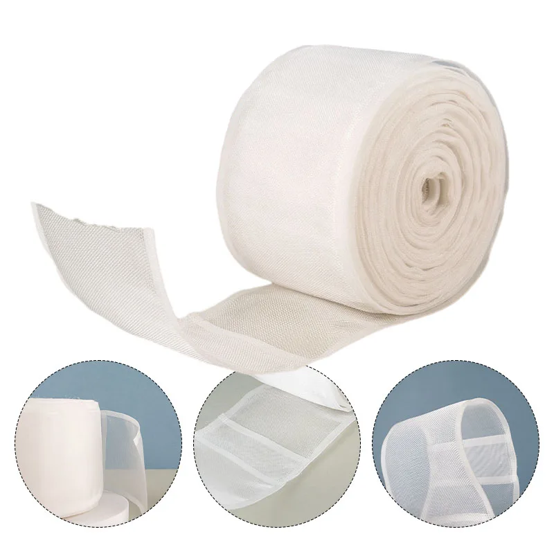 10/20M Nylon Vorhang Band Haken Vorhänge Zubehör Transparent Nylon Vorhang Band Polyester Stange Tasche Prozess Band