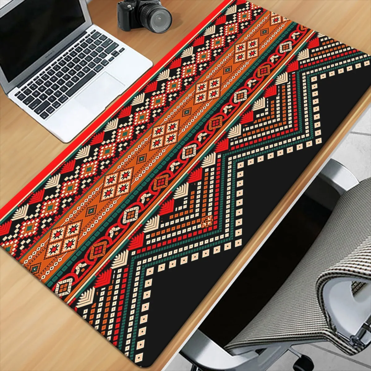 Metal Art Ethnic XXL Mouse Pad Non Slip Rubber Base Large Desk Mat for Gaming Office Computer Decor 1Pc
