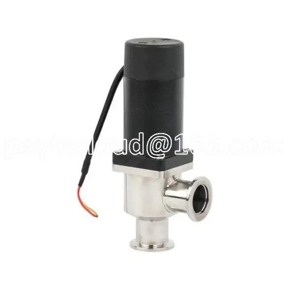 SS304 KF16 KF25 KF40 KF50 High Vacuum Electromagnetic Drive Angle Valve (with Bellows Inside)