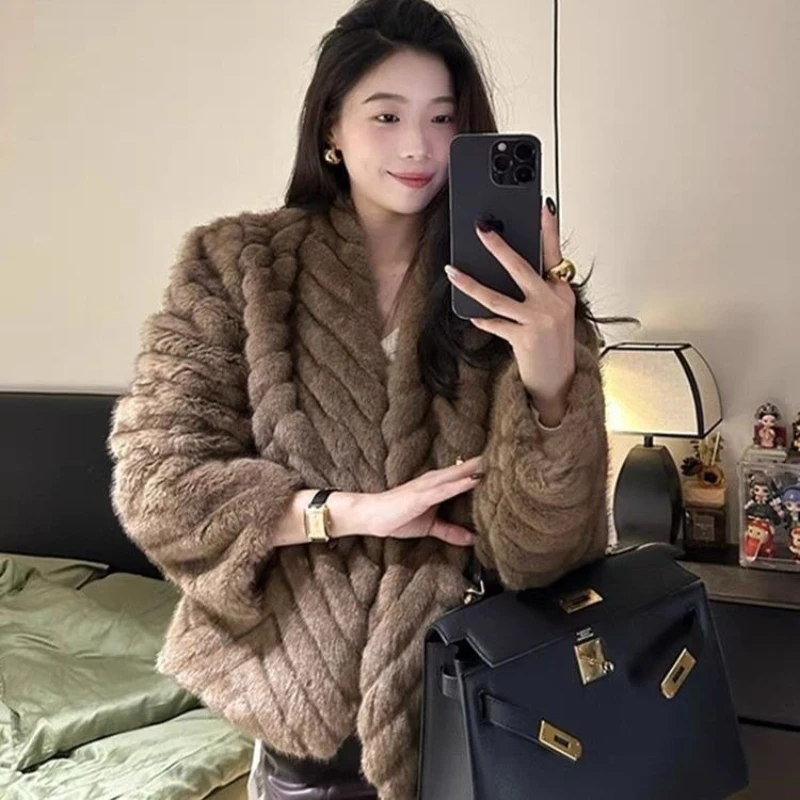 Women Fashion Faux Fur Coat Super Hot Autumn Winter Women Faux Fur Fluffy Jacket High Quality Coats