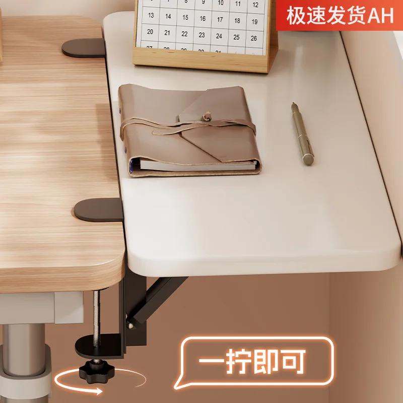 Folding Desktop Extender Shelf Computer Desk Gap Filler Study Desk Armrest Support Stand - Storage Organizer