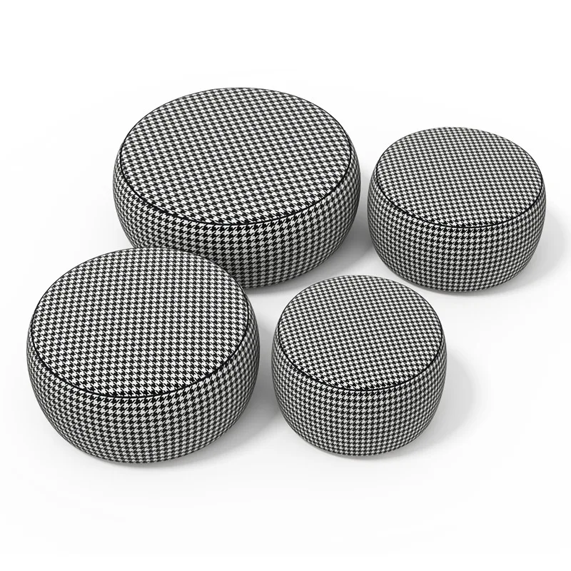 

Japanese-style round shoe changing stool, carpet coffee table stool, thickened bedroom sofa stool