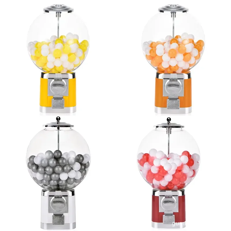 Commercial Coin Operated Chewing Gum Vending Machine Wholesale Mini Candy Dispenser Childrens Toys Rotary Rack