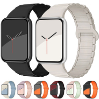 Magnetic Silicone Strap for Xiaomi MiBand 8 Pro/9 Pro Sport Watchband Bracelet for Redmi Watch 5 4 Smart Watch Band Correa Belt