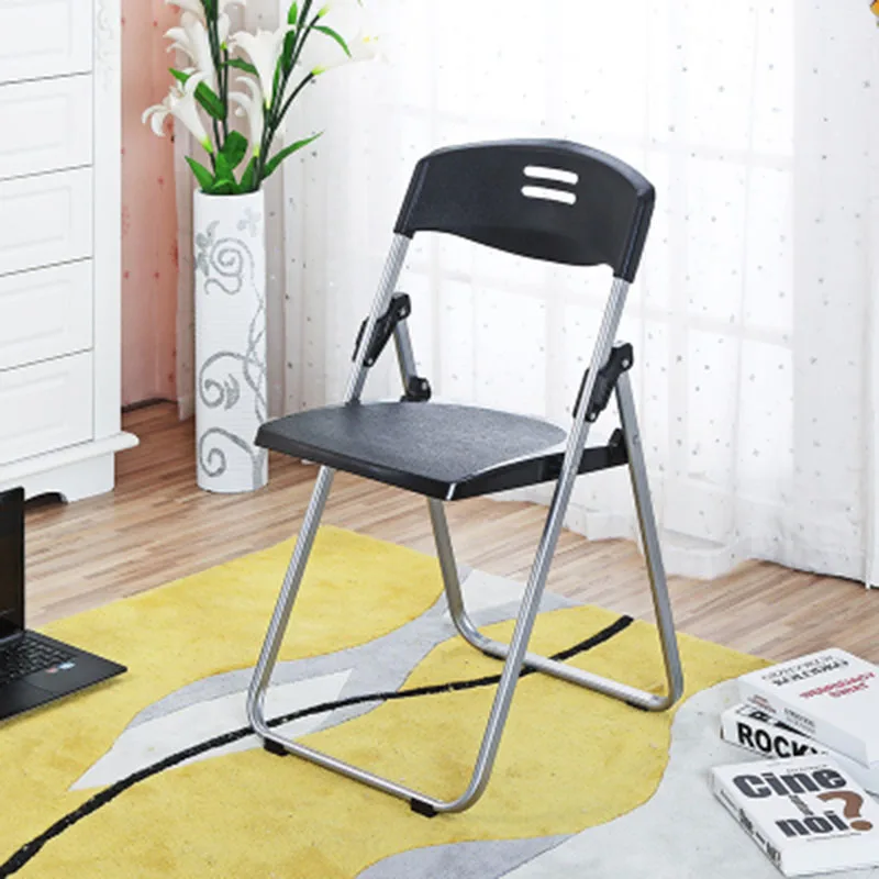

Simple Folding Chair Home Office Conference Training Student Computer Chair Plastic Staff Single Modern Sandalye Furniture