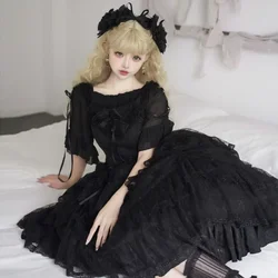 Full Iris Love Lolita Original Elegant Spring and Summer Retro Slimming Jsk Dress Lolita Princess Dress