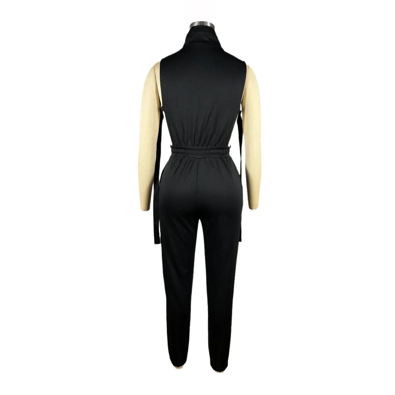 Jumpsuits for Women 2025 Summer Sexy Spicy Girl Side Button Zipper Sleeveless 4 Pocket Jumpsuit Streetwear Fashion Overalls