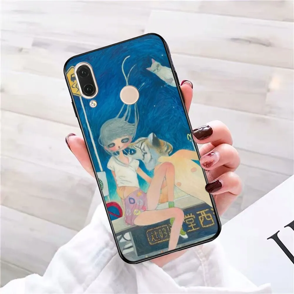 Aya Takano Phone Case For Redmi 5 6 7 8 9 10 plus pro 6 7 8 9 A GO K20 K30 K40 pro plus F3 Fundas