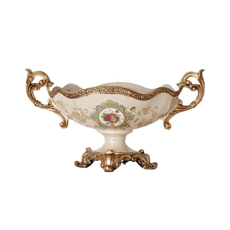 storage and storage jar European retro ceramic decoration jar, living room entrance handicraft decoration