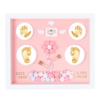 Baby Hand Print Footprint Imprint Kit Handprint Baby Mud And Baby Footprints Souvenirs Baby Hand And Foot Mold Hundred Days Gift 5