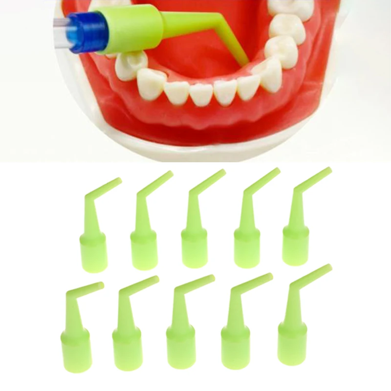 

10Pcs Dental Green Aspirator Saliva Tube Head Autoclavable Surgical Strong Suction Tips Oral Care Tool