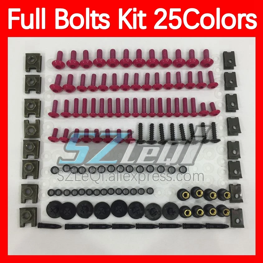 Fairing Bolts Full Screw Kit For HONDA NSR250R MC21 PGM3 NSR 250R 90 91 92 93 1990 1991 1992 1993 Body Bolt Screws Nuts 268ps