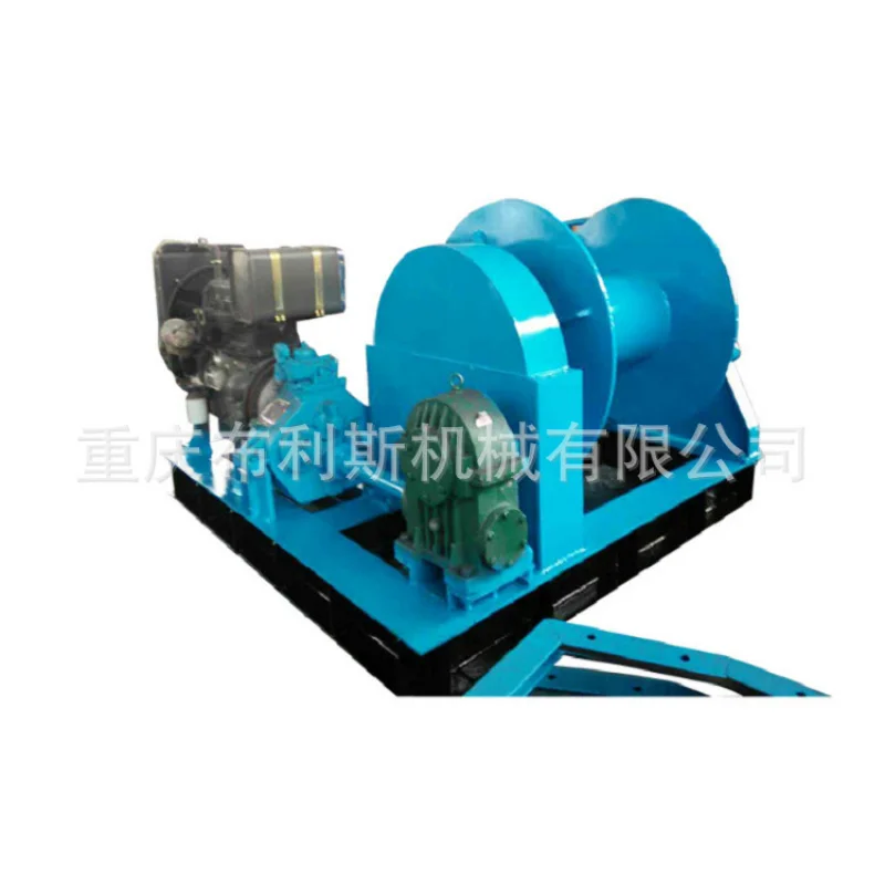 

(Marine customization) Marine 20-ton winch (single rope) carbon steel hydraulic winch, marine diesel-powered anchor winch, singl