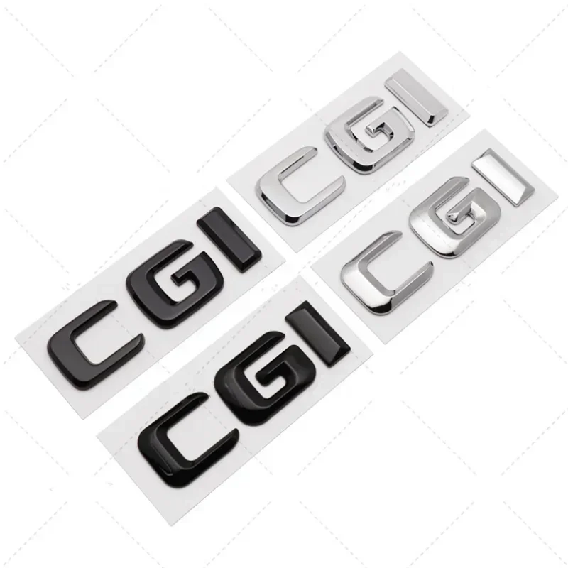 3D ABS CDI CGI Logo Letters Car Rear Trunk Sticker For Mercedes C200 C220 W204 W205 E220 E200 E250 W211 Emblem Badge Accessories