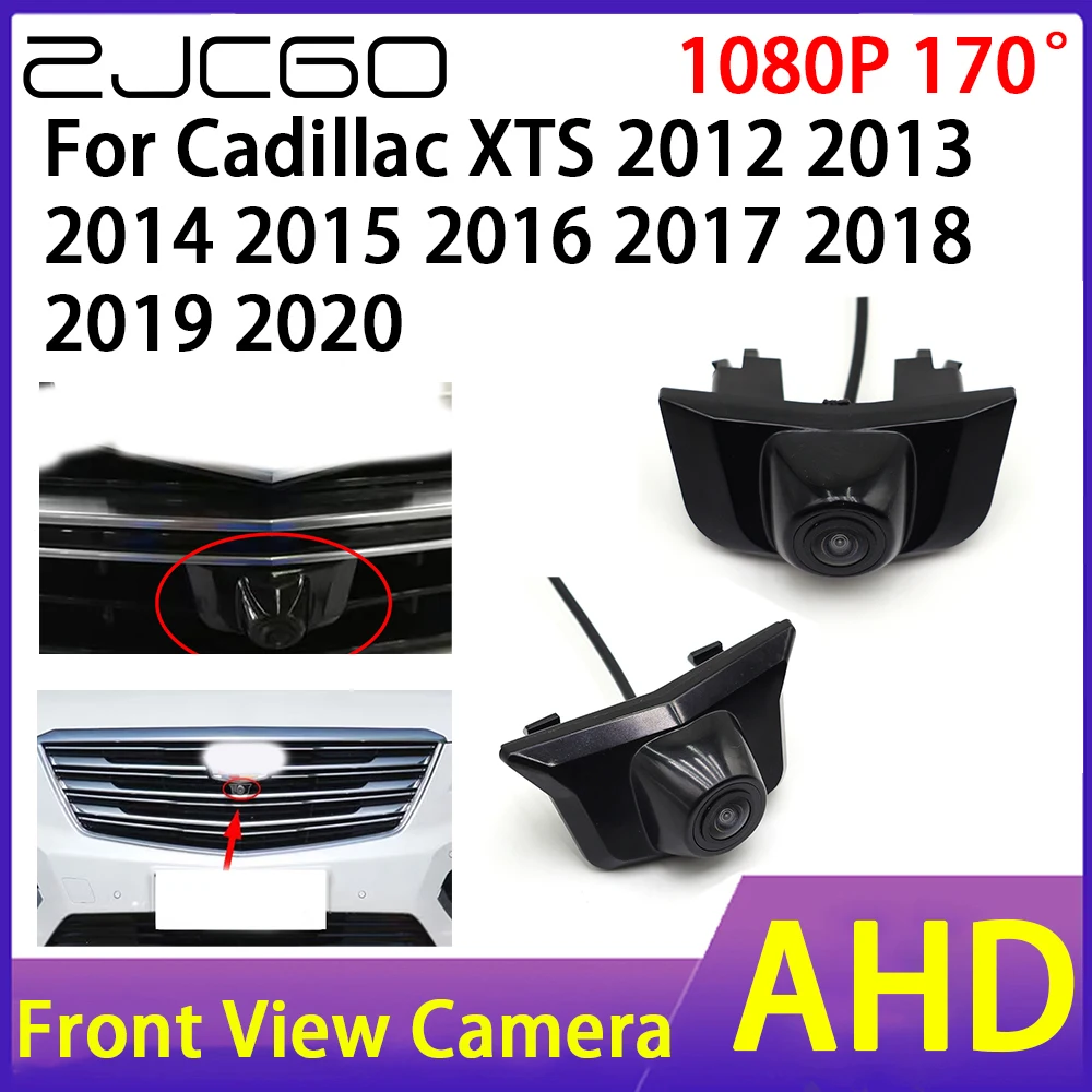 

ZJCGO Car Front View Camera AHD 1080P Waterproof Night Vision CCD for Cadillac XTS 2012 2013 2014 2015 2016 2017 2018 2019 2020