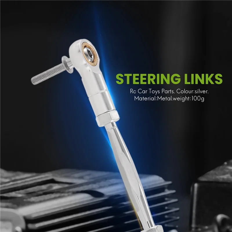 AC52-CNC Metalen Stuur Trekstang Voor 1/5 HPI BAHA ROVAN KM BAJA 5B 5T 5SC SS Rc Auto Onderdelen