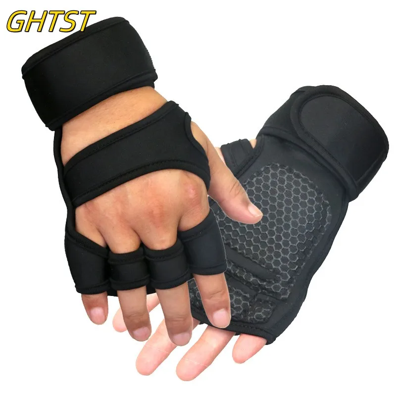 Hand Wrist Palm Protector Gloves Weightlifting Training Gloves for Men Women Fitness Sports Cycling Gymnastics Gym Gloves