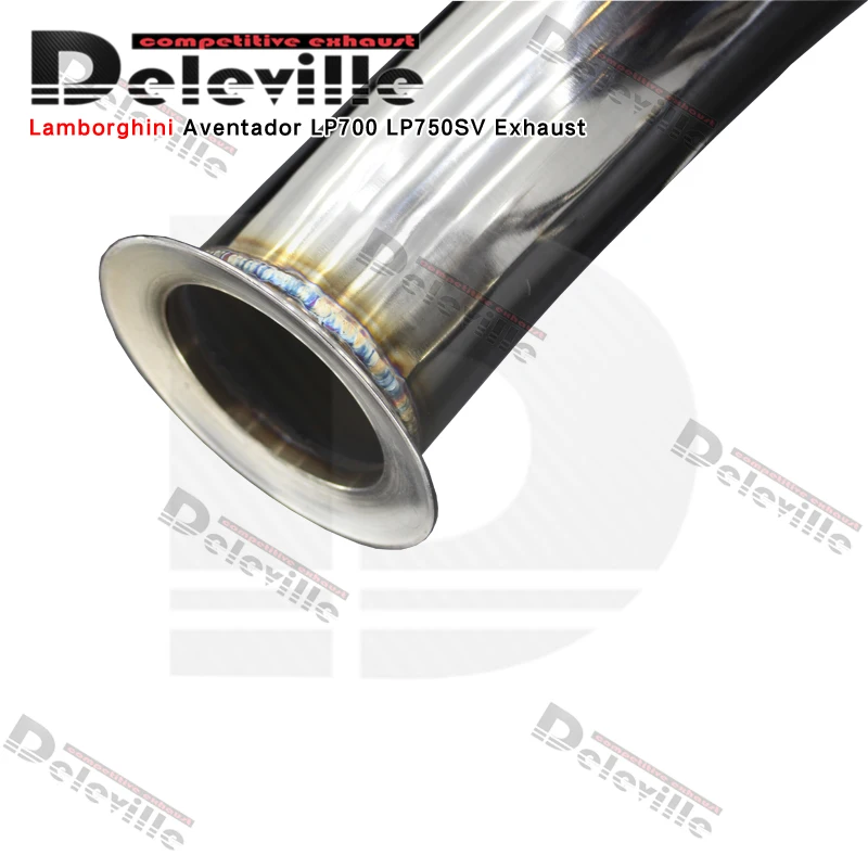 Catback Exhaust For Lamborghini Aventador LP700/LP750SV 6.5L 2011-2016 X Pipe Muffler  Exhaust System  Car Parts Escape