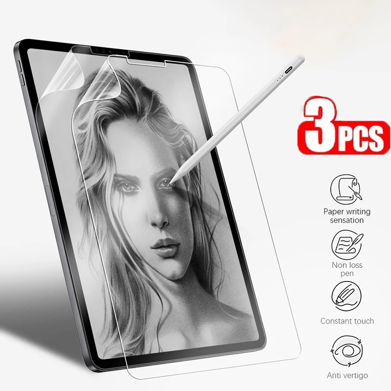 3pcs For Apple iPad 10th 9th 8th 7th 6th 5th Mini 6 Screen Protector For iPad Air 5 4 10.9 Pro 11 12.9 2020 2022 2018 2017 2015