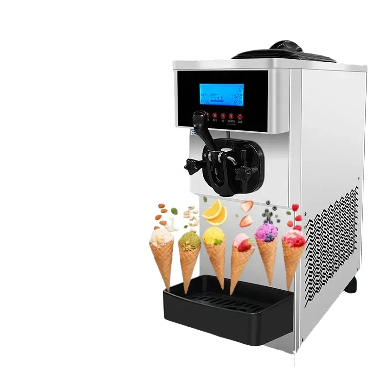 Table Top Soft Serve Portable Ice Cream Machine Icecream Maker 220V Small Mini Soft Home Ice Cream Machine At Home Price Maker