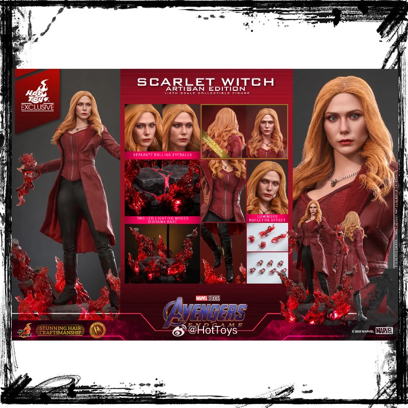 

В наличии HotToys DX35 DX36AE Scarlet Witch Artisan Edition 1/6 Soldier Doll Аниме Фигурка Игрушка Подарочная Коллекция Моделей