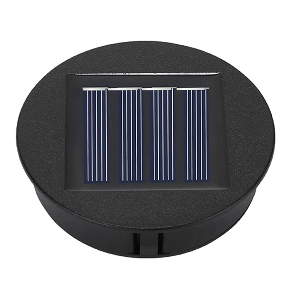 1-4 pièces 8CM lumière solaire remplacement haut 1.2V LED étanche panneau solaire lanterne couvercle lumière lanterne solaire haut extérieur décor jardin