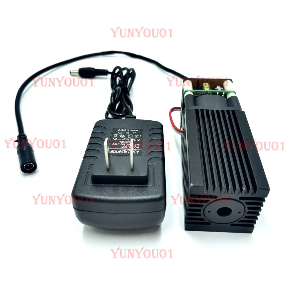 Green 532nm 2W 2000mW High-power Laser, Laser Module, Bird Repelling Landmark High-speed Warning