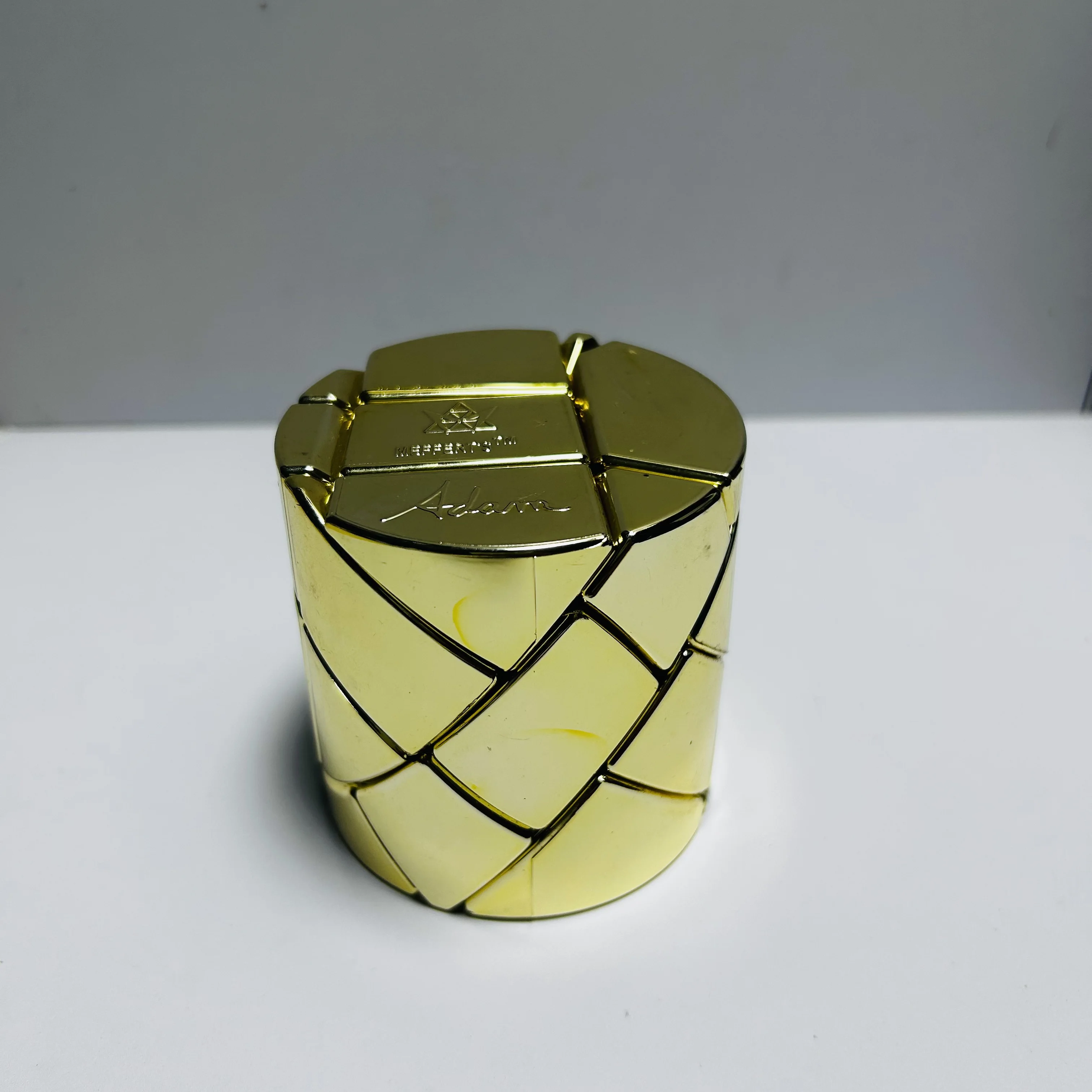 Mefferts Cube Ghost Hedgehog Gold Metalized Silver electroplated Copper Collection cube