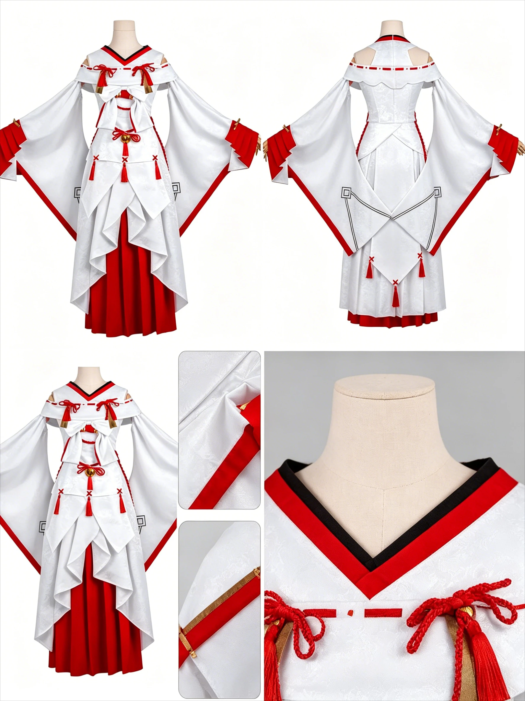 

Костюм для косплея Dragon Raja Uesugi Erii, полный комплект, наряд девицы, униформа, реквизит, аксессуары, женский карнавальный костюм на Хэллоуин, AniMuse