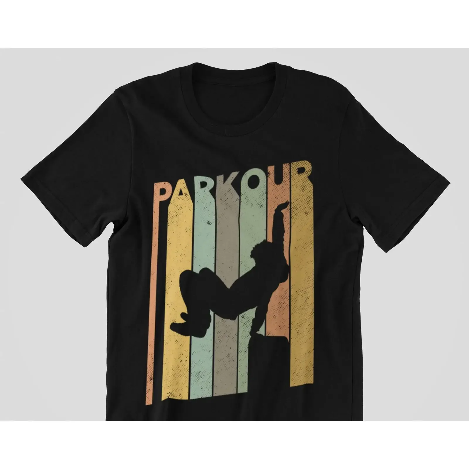 Vintage Parkour Freerunning T Shirt for Tracers Traceurs Cool Acrobat Gymnast Free Jumping Training Freerunner Birthday