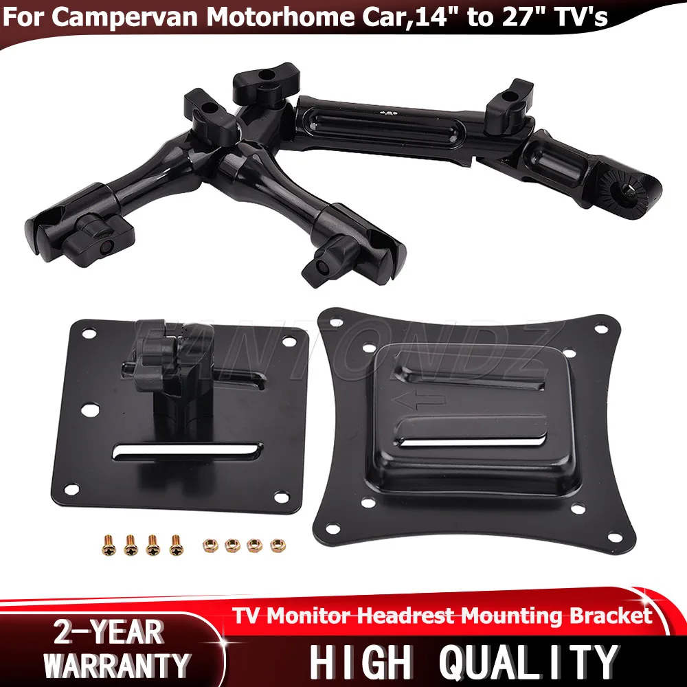 TV Monitor Headrest Mounting Bracket For Campervan Motorhome Car,14