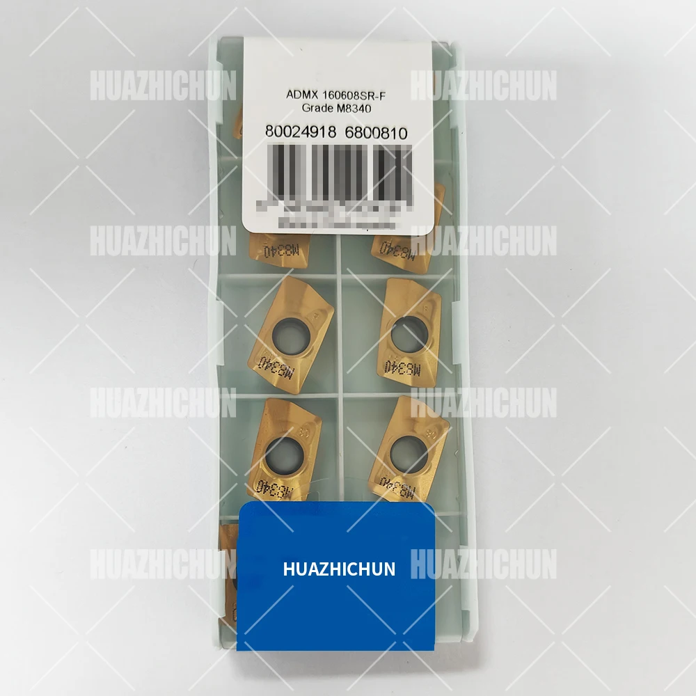 

HUAZHICHUN ADMX160608SR-F8340 CNC Lathe Indexable Solid Carbide Milling Turning Insert