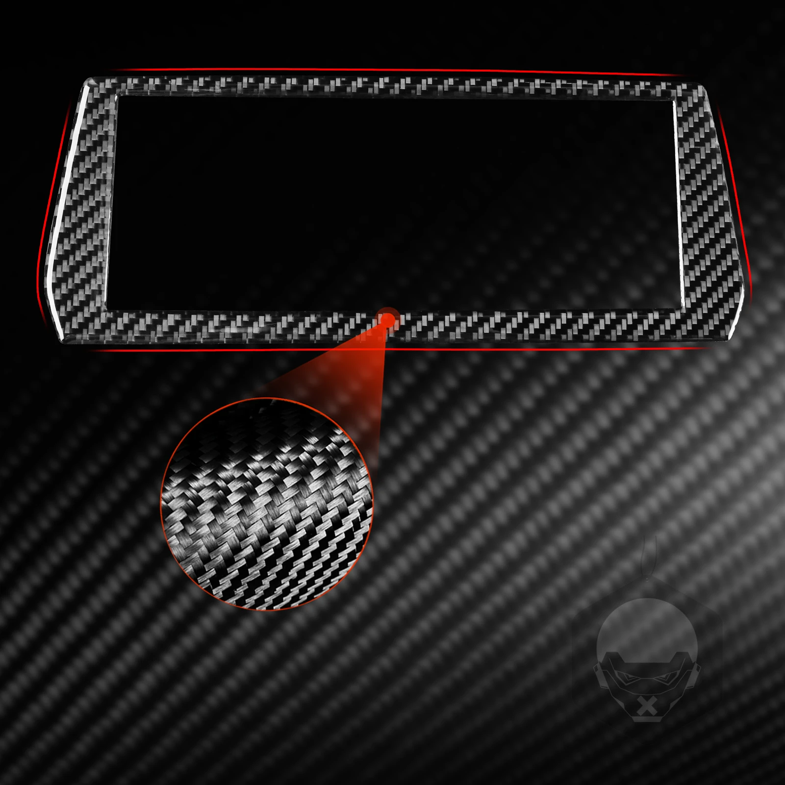 Carbon Fiber Car Accessories Navigation Decorative Interior Cover Modified Trim Sticker For Toyota GR Supra A90 MK5 2019-2024 - view 6