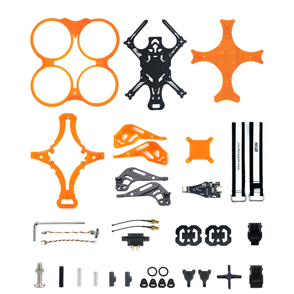 SmartChipAxisflying C35 V3 3.5inch Frame Kit Cinewhoop Drone For O4Pro C35 V3 FPV Quadcopter