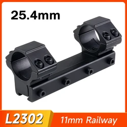 Tactical Rifle Scope 25.4mm Ring Mount Clamp High Low Profile Base Super Precision Rifle Mount Clamp for 11mm Rail Mount