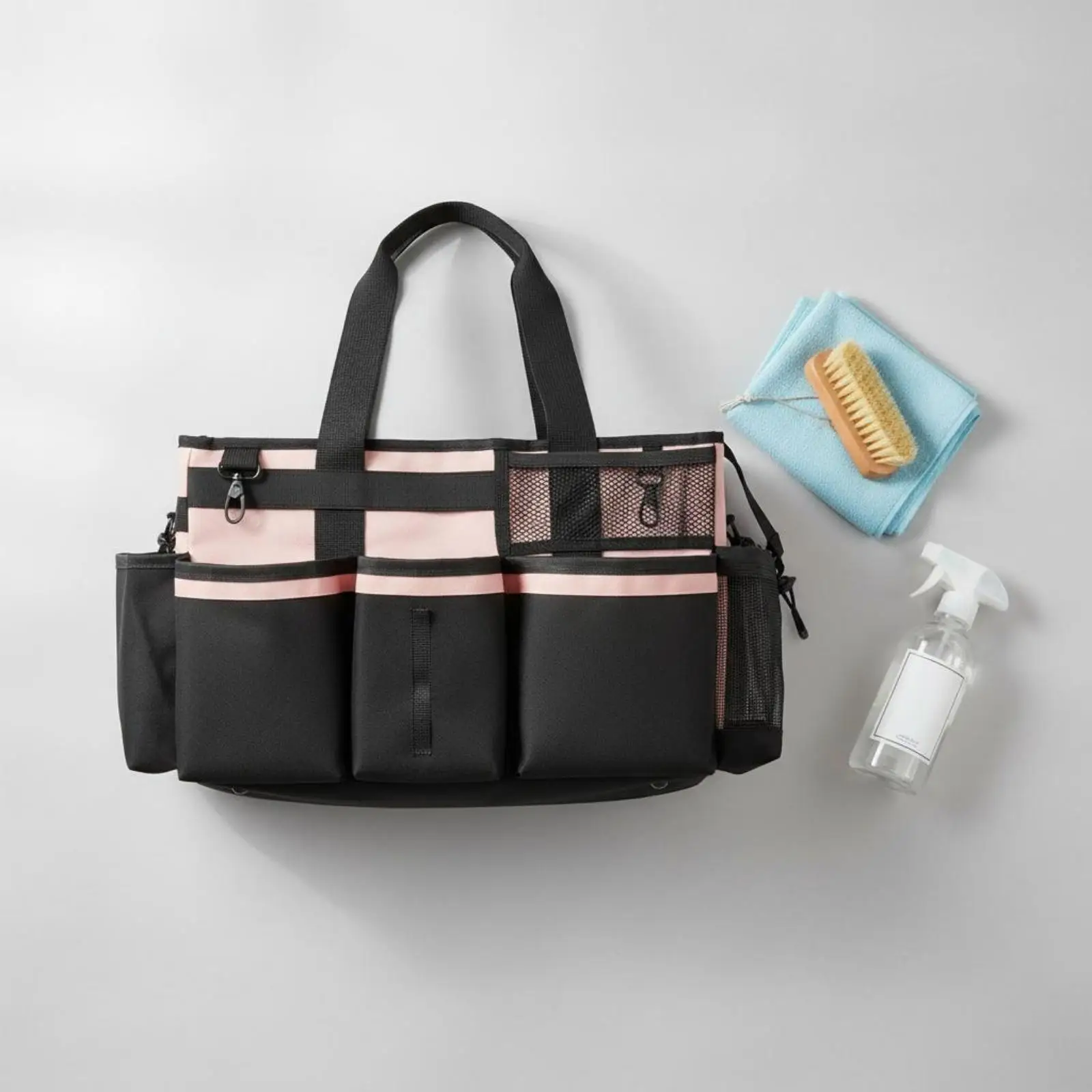 Cleaning Storage Pouch Portable Organizer Tote Bag Housekeeper Supplies Carrier for Home and Car